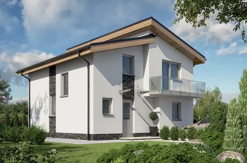 Menší dom s pultovou strechou RD 202