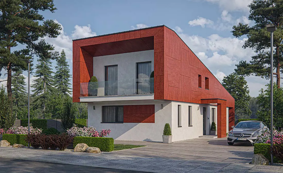 Poschodový úzky dom RD 203