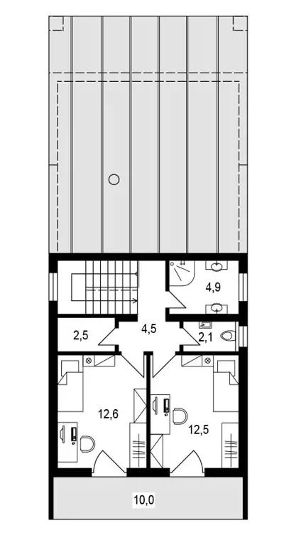 archdom-203-moderny-uzky-projekt-poschodie