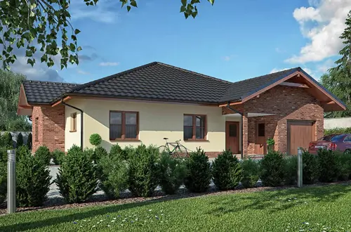 Veľký Bungalov s garážou RD 301