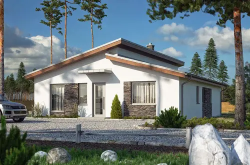 Pultový dom - Bungalov RD 309