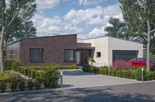 Bungalov s dvojgarážou RD 310